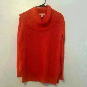 Michael Kors - Women’s Medium - Orange Cowl Neck Sweater